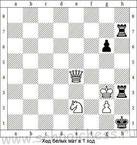 Шахматы мат в 1 ход 10