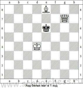 Шахматы мат в 1 ход 4